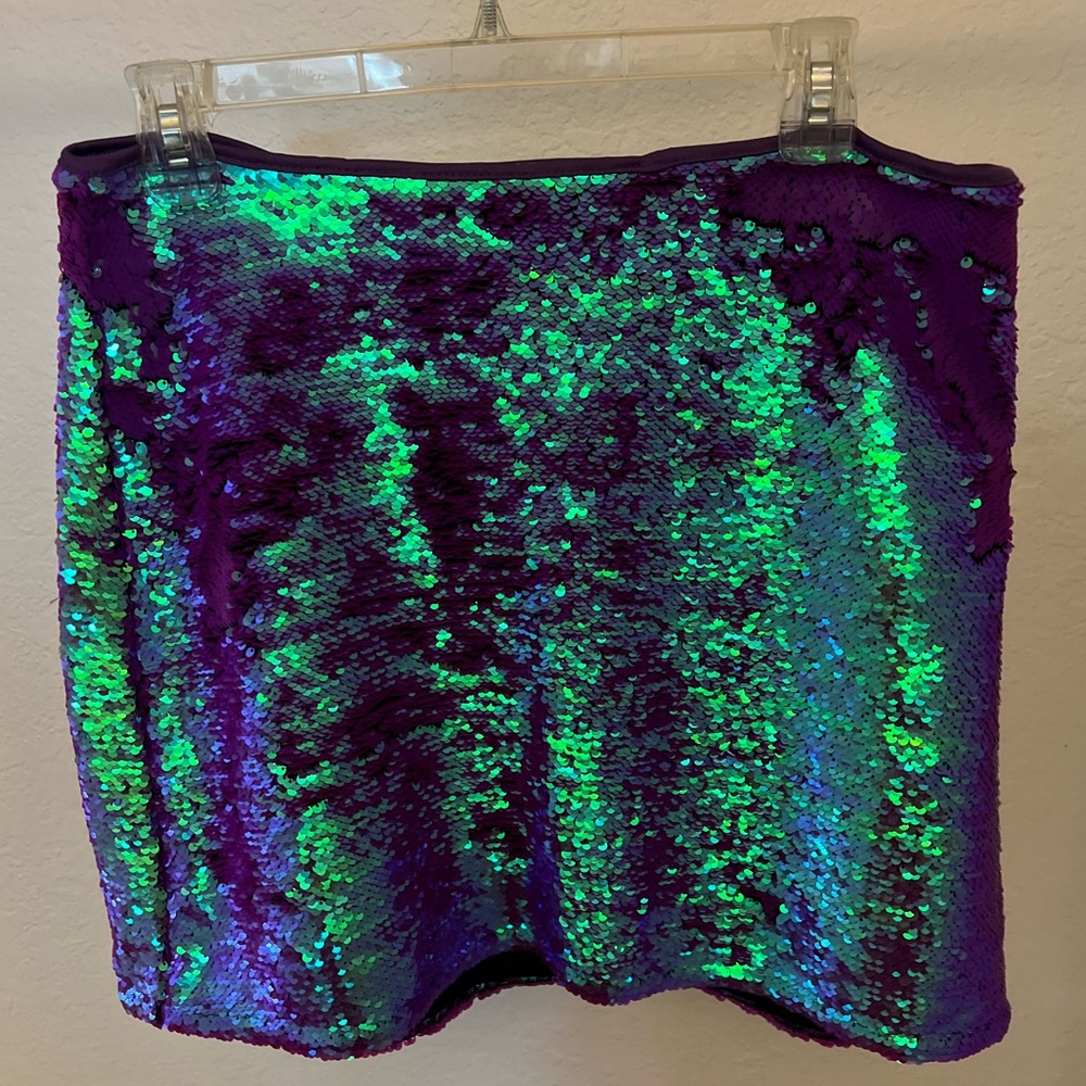 Wild Fable mermaid Sequin Mini Skirt